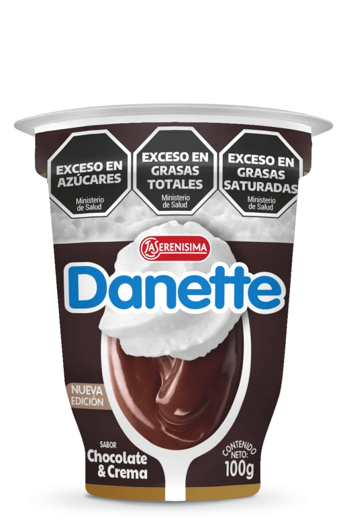 Copa Danette Chocolate y crema
