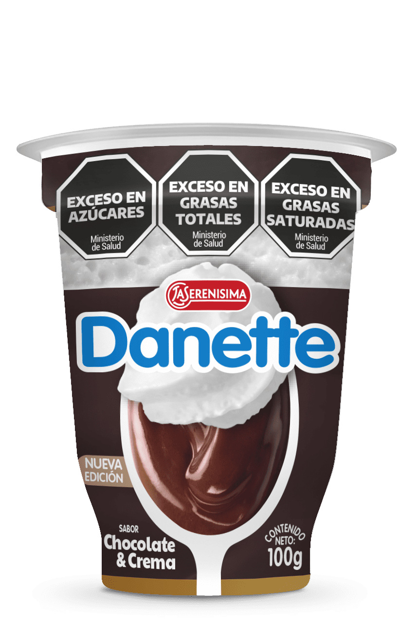 Copa Danette Chocolate y crema
